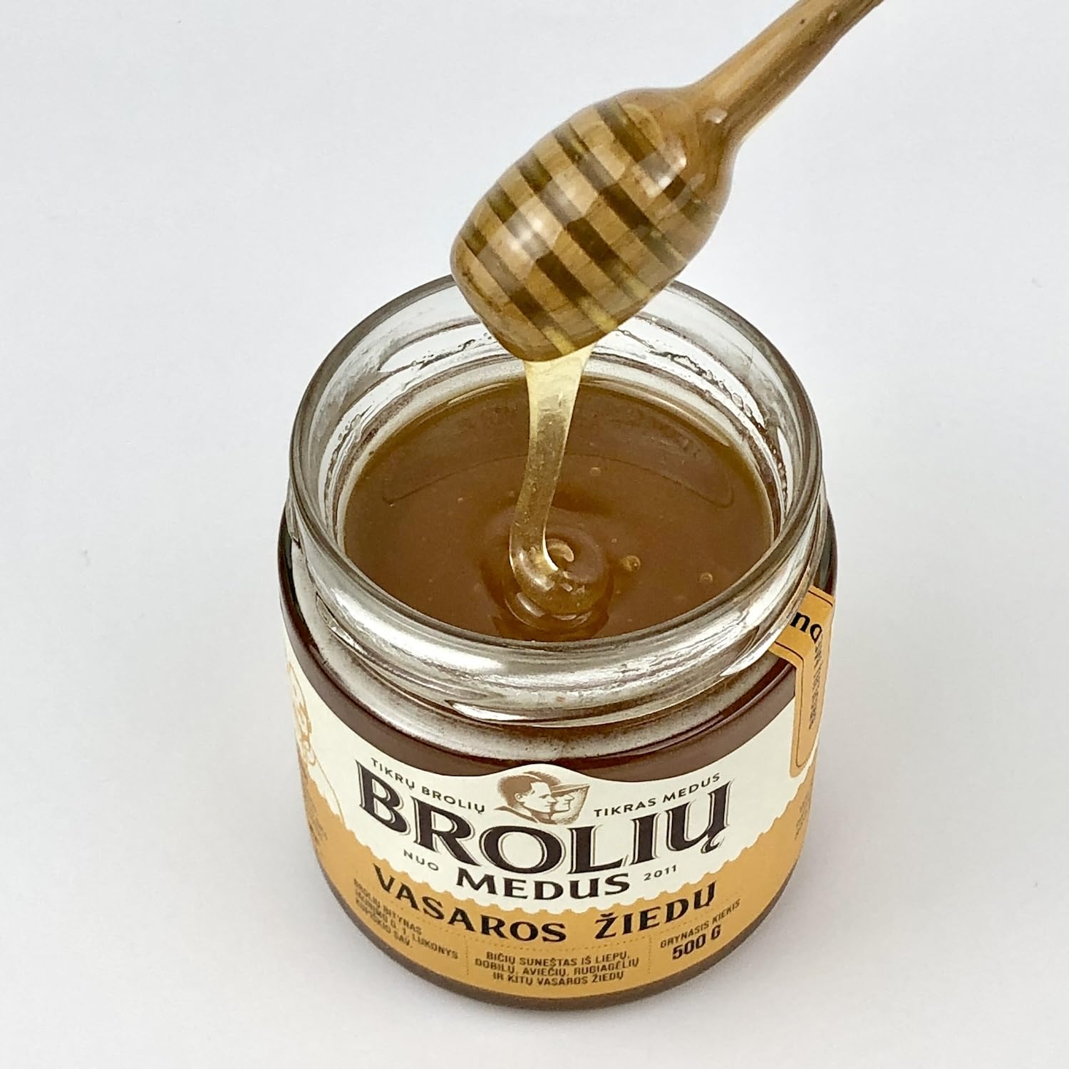 Amazon | Broliu Medus 純粋はちみつ 500g リンデン 夏蜂蜜 サマー